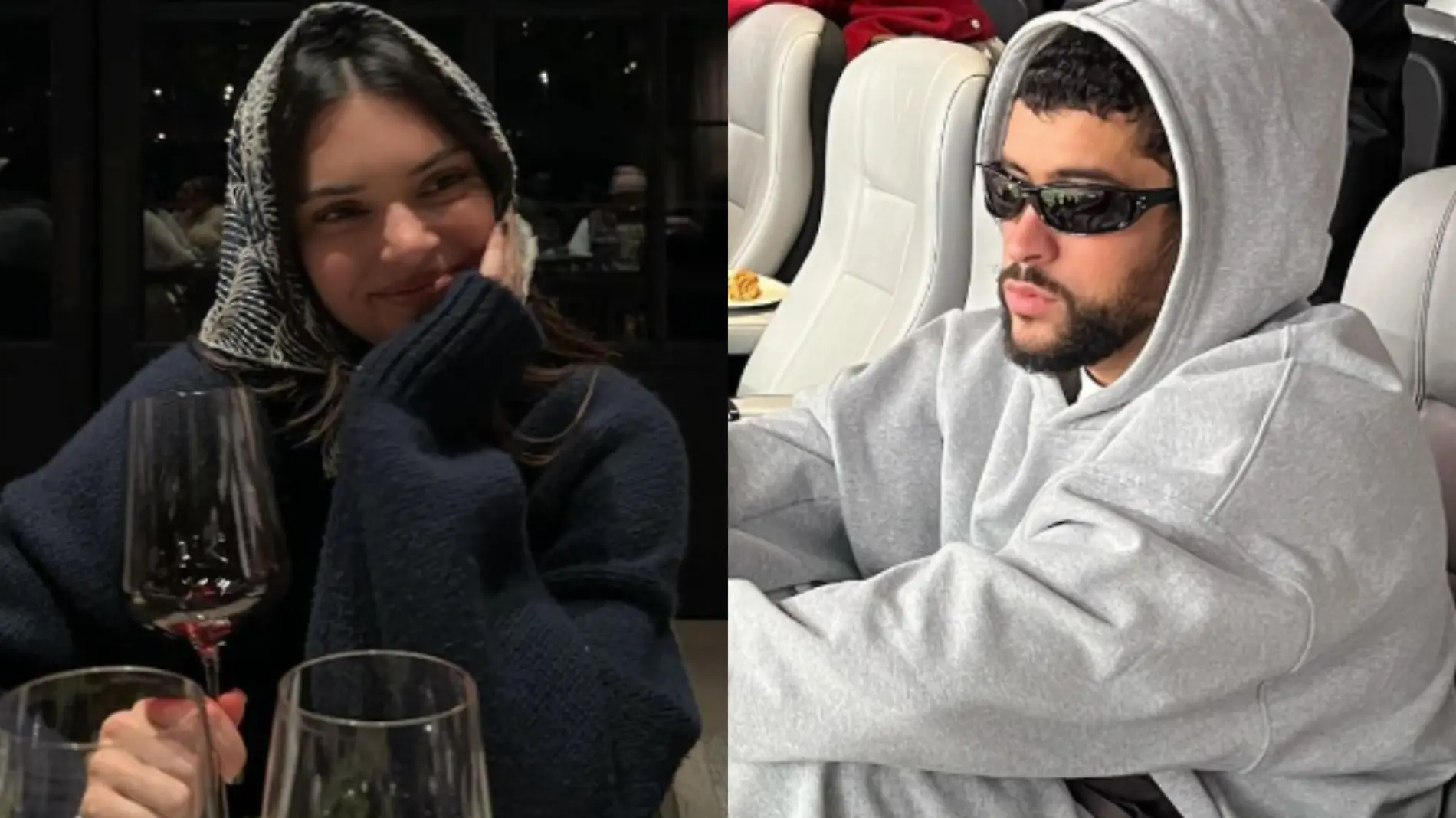 Bad Bunny y Kendall Jenner en París